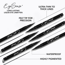 Load image into Gallery viewer, BLACK LONG-LASTING LIQUID FELT-TIP EYE LINER PEN - EyeSense