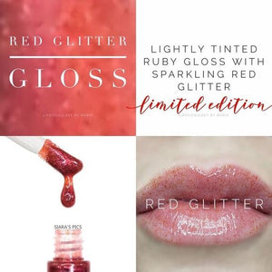 RED GLITTER GLOSS - LipSense